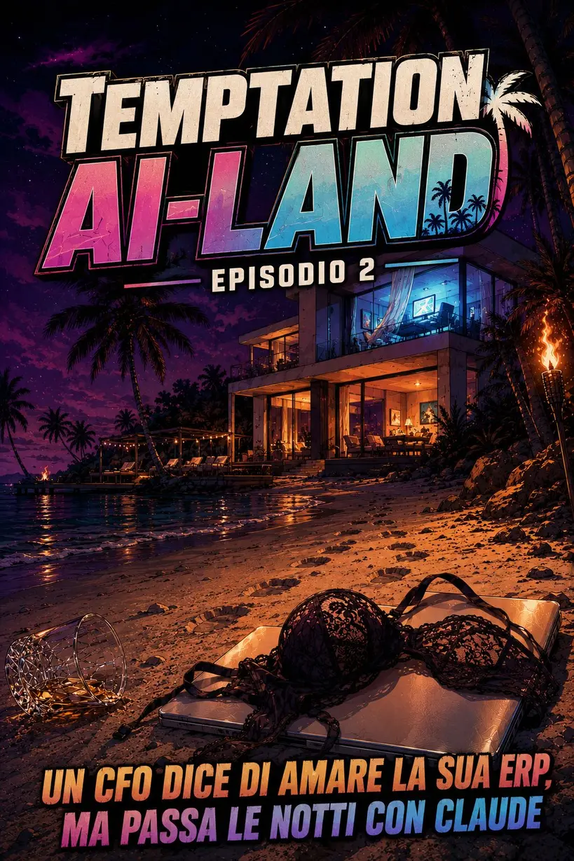 Temptation AI-land episodio 2: un CFO abbandona il suo ufficio con vista sul mare per passare la notte con Claude